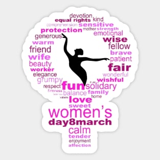 IWD - Woman Empowerment Sticker